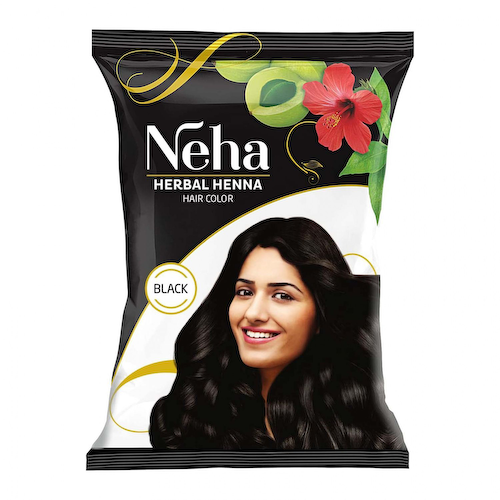Натуральная хна для волос Черная (10 г), Herbal Henna Black, произв. Neha Herbals #1