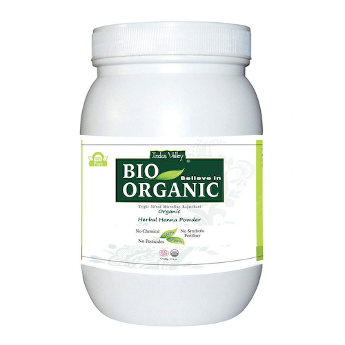 Органический порошок с Хной (500 г), Organic Herbal Henna Powder, произв. Indus Valley #1