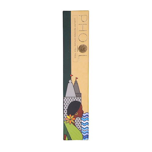 Ароматические палочки Чайное дерево (40 шт), Natural Incense Sticks Tea Tree, произв. Phool #1