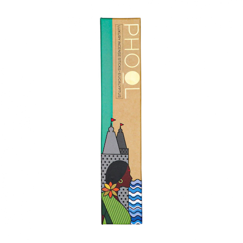 Ароматические палочки Эвкалипт (40 шт), Natural Incense Sticks Eucalyptus, произв. Phool #1