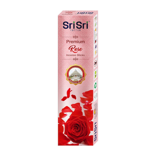 Ароматические палочки Роза (15 г), Rose Incense Sticks, произв. Sri Sri Tattva #1
