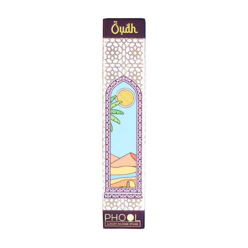 Ароматические палочки Удх (40 шт), Natural Incense Sticks Oudh, произв. Phool #1