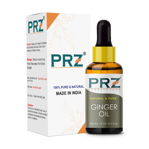 Эфирное масло Имбиря (15 мл), Ginger Essential Oil, произв. PRZ Herbals Care #1
