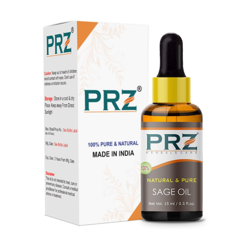 Эфирное масло Шалфея (15 мл), Sage Essential Oil, произв. PRZ Herbals Care #1