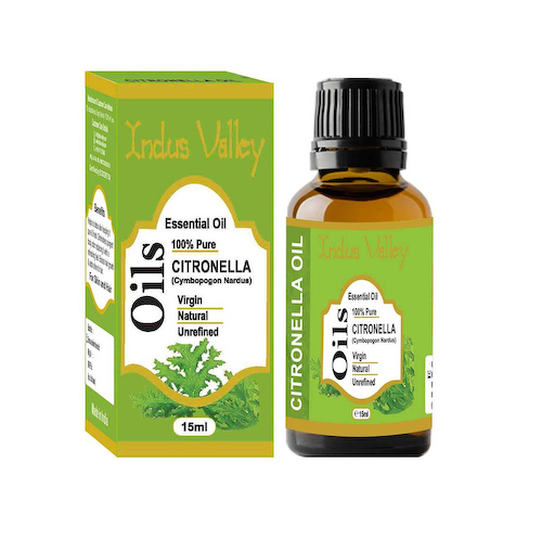 Эфирное масло Цитронеллы (15 мл), Citronella Essential Oil, произв. Indus Valley #1