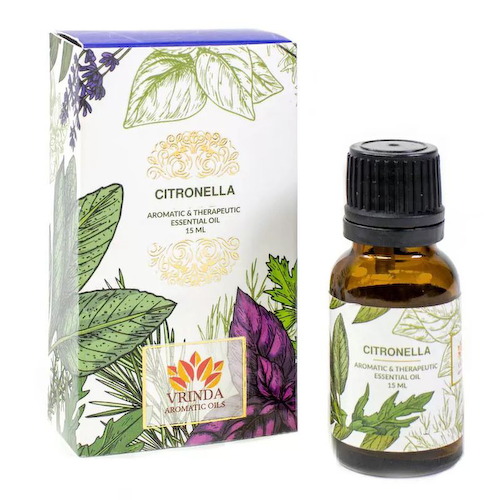 Эфирное масло Цитронеллы (15 мл), Citronella Essential Oil, произв. Vrindaam #1