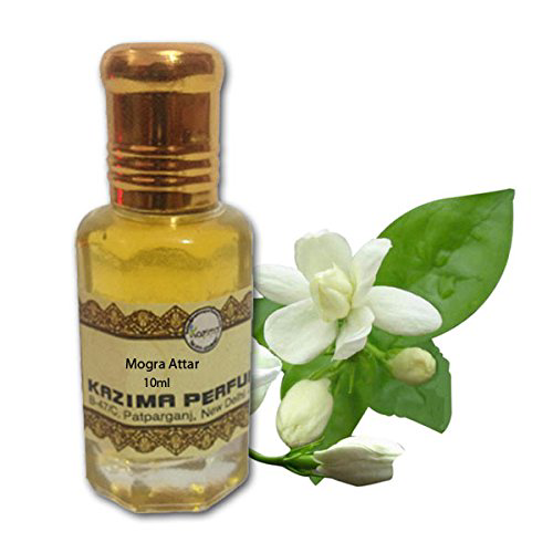 Масляные духи Могра (Жасмин) унисекс (10 мл), Mogra Attar Perfume Natural Undiluted, произв. Kazima #1