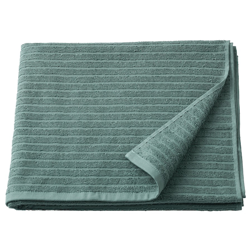 Банное полотенце серо-бирюзовое, VAGSJON Bath Towel Grey-turquoise, произв. IKEA #1