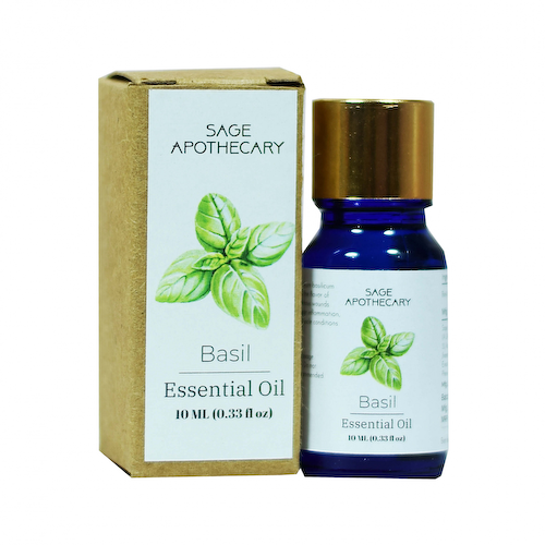 Эфирное масло Базилика (10 мл), Basil Essential Oil, произв. Sage Apothecary #1
