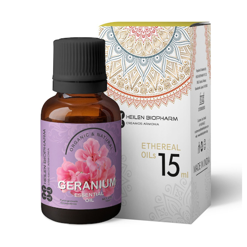Эфирное масло Герани (15 мл), Geranium Essential Oil, произв. Heilen Biopharm #1
