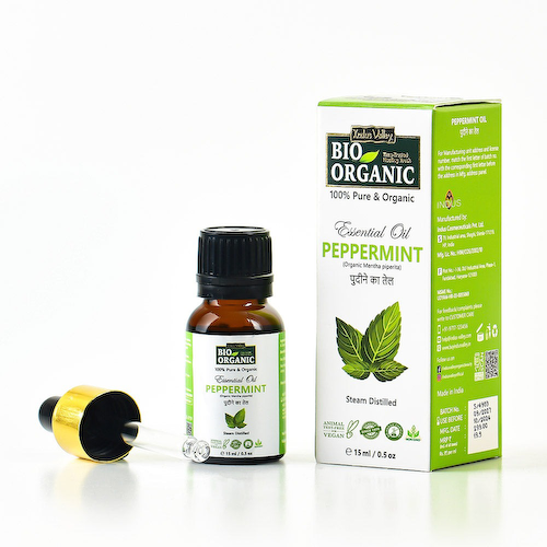 Эфирное масло Перечной мяты (15 мл), Peppermint Essential Oil, произв. Indus Valley #1