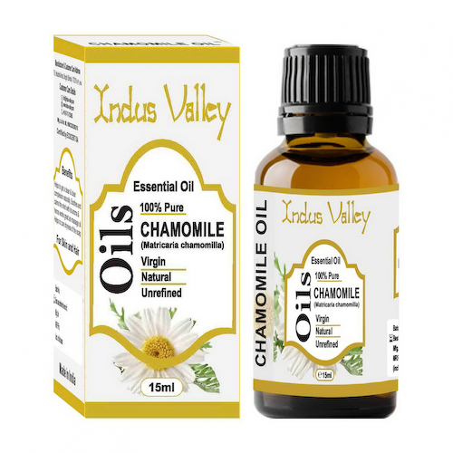Эфирное масло Ромашки (15 мл), Сhamomile Essential Oil, произв. Indus Valley #1