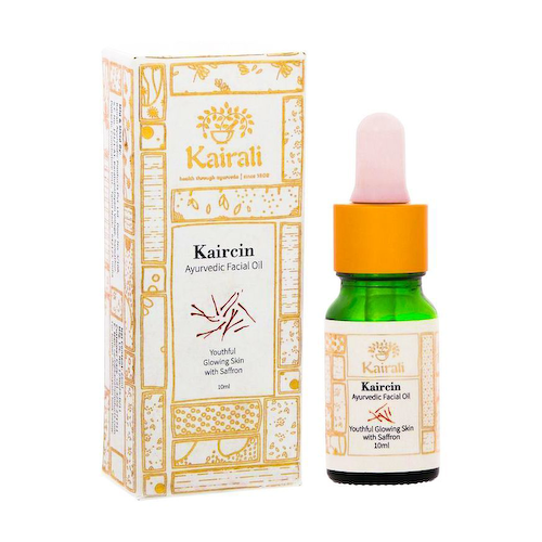 Каирцин: масло для кожи лица с Шафраном (10 мл), Kaircin Ayurvedic Facial Oil, произв. Kairali #1