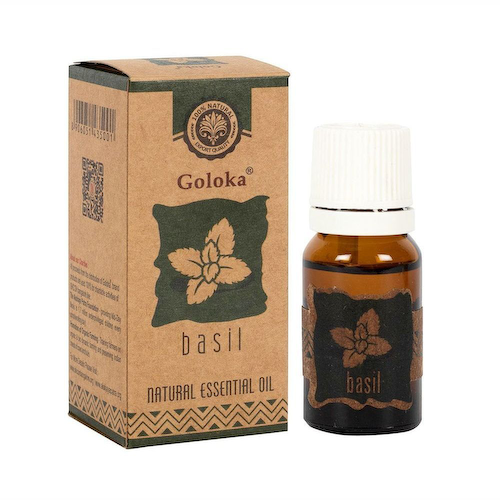 Натуральное эфирное масло Базилика (10 мл), Basil Natural Essential Oil, произв. Goloka #1