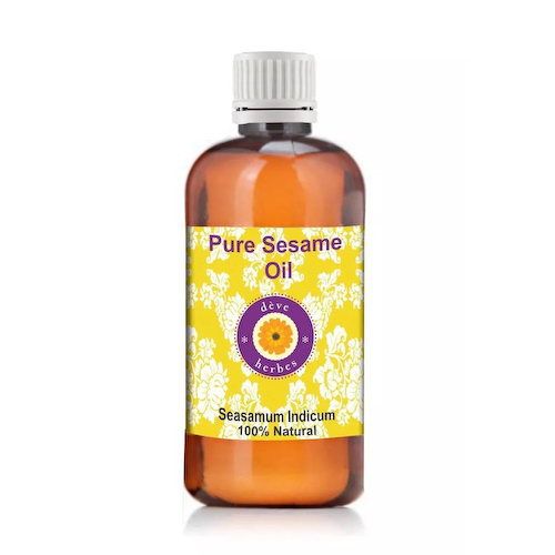 Натуральное Кунжутное масло (100 мл), Pure Sesame Oil, произв. Deve Herbes #1