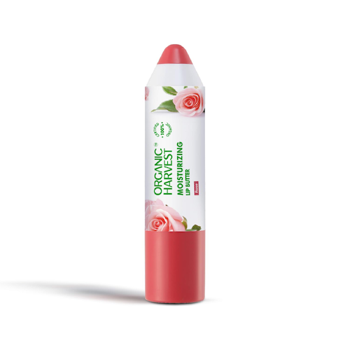 Увлажняющее масло для губ Роза (4 г), Moisturizing Lip Butter Rose, произв. Organic Harvest #1