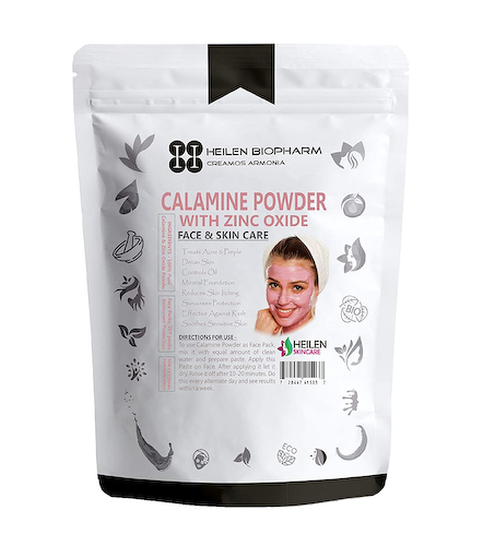 Каламин с оксидом цинка: порошковая маска (100 г), Calamine Powder With Zinc Oxide, произв. Heilen Biopharm #1