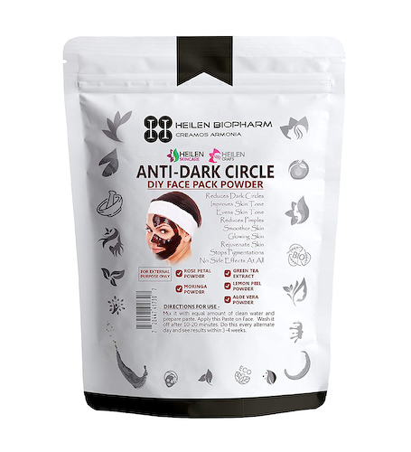 Порошковая маска для лица: от темных кругов (100 г), Anti-Dark Circle Face Pack, произв. Heilen Biopharm #1