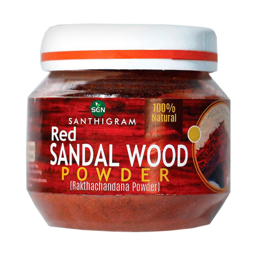 Порошок Красного Сандала: для здоровья кожи (100 г), Natural Red Sandal Wood Powder, произв. Santhigram #1