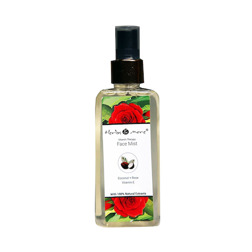 Мист для лица с Кокосом, Розой и Витамином Е (100 мл), Face Mist Coconut Rose Vitamin Е, произв. Herbs &amp; More #1