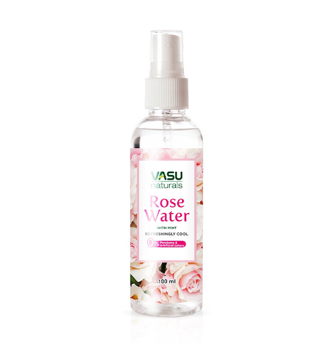 Розовая Вода с Мятой (100 мл), Rose Water, произв. VASU #1