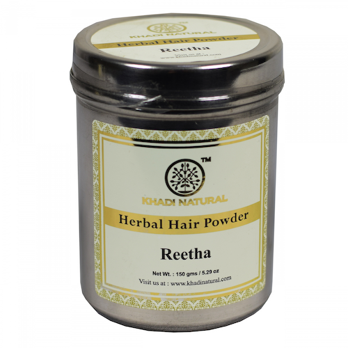 Натуральный порошок для волос Ритха (150 г), Herbal Hair Powder Reetha, произв. Khadi Natural #1