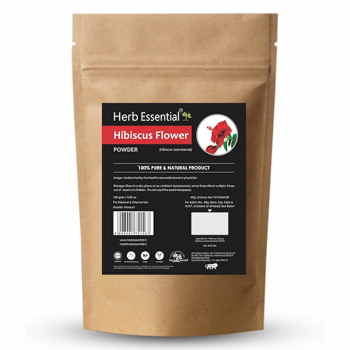 Порошок Гибискуса (100 г), Hibiscus Flower Powder, произв. Herb Essential #1
