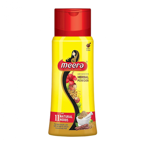 Мира: сухой травяной шампунь (120 г), Meera Advanced Herbal Powder, произв. CavinKare #1