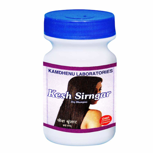 Сухой шампунь Кеш Сирнгар: против облысения (250 г), Kesh Sirngar Dry Shampoo, произв. Kamdhenu #1