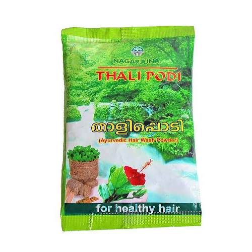 Тали Поди: аюрведический порошок для мытья волос (3 х 50 г), Thali Podi Ayurvedic Hair Wash Powder, произв. Nagarjuna #1