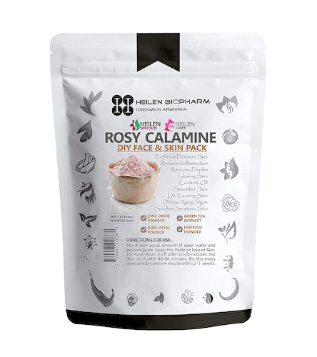 Розовый каламин: порошковая маска для лица (200 г), Rosy Calamine DIY Face &amp; Skin Pack, произв. Heilen Biopharm #1