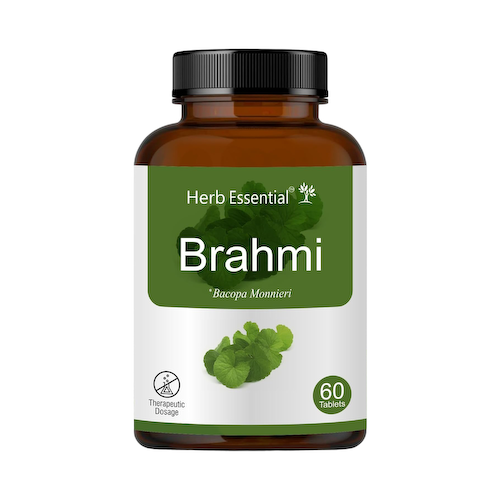 Брахми (60 таб, 500 мг), Brahmi, произв. Herb Essential #1