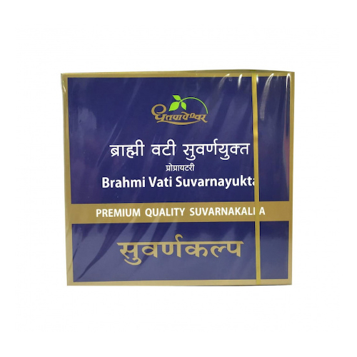 Брахми Вати Суварнаюкта (30 таб), Brahmi Vati Suvarnayukta, произв. Dhootapapeshwar #1
