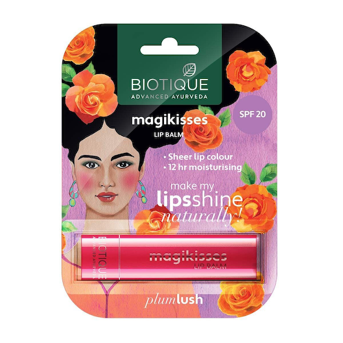 Бальзам для губ Слива (4 г), Magikisses Lip Balm Plum Lush, произв. Biotique #1