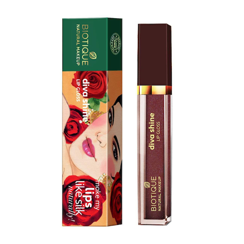 Блеск для губ Сахарная слива (3 мл), Diva Shine Lip Gloss Sugar Plum, произв. Biotique #1