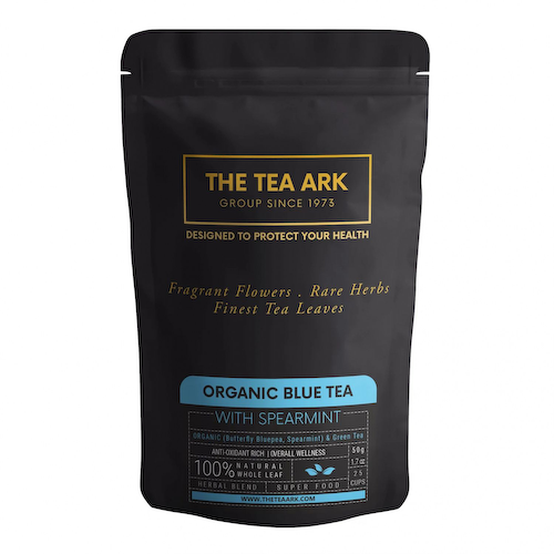Чай с органической Клиторией и Мятой (50 г), Organic Blue Tea with Spearmint Pouch, произв. INLIFE #1