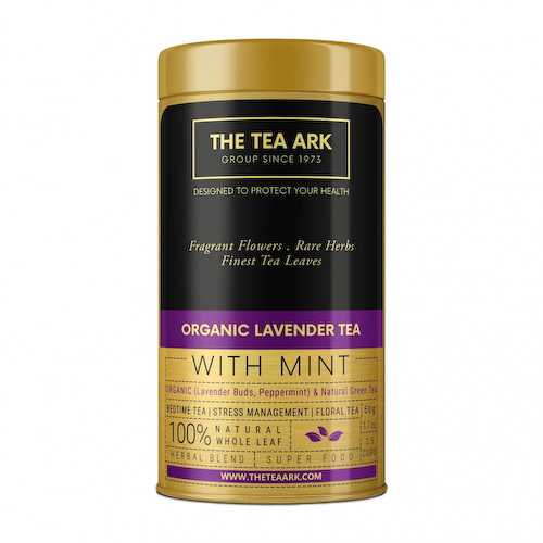 Чай с органической Лавандой и Мятой (50 г), Organic Lavender Tea with Mint Tin, произв. INLIFE #1