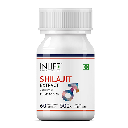 Экстракт Шиладжита (60 кап, 500 мг), Shilajit Extract, произв. INLIFE #1