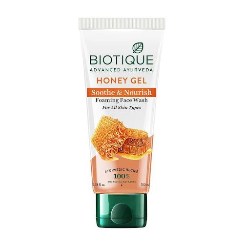 Гель для умывания с Медом (100 мл), Honey Gel Soothe &amp; Nourish Foaming Face Wash, произв. Biotique #1