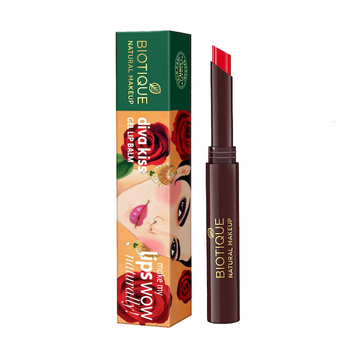Гелевый бальзам для губ Арбузное угощение (2 г), Diva Kiss Gel Lip Balm Watermelon Quench, произв. Biotique #1