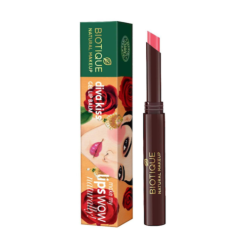 Гелевый бальзам для губ Грейпфрутовый пунш (2 г), Diva Kiss Gel Lip Balm Grapefruit Punch, произв. Biotique #1