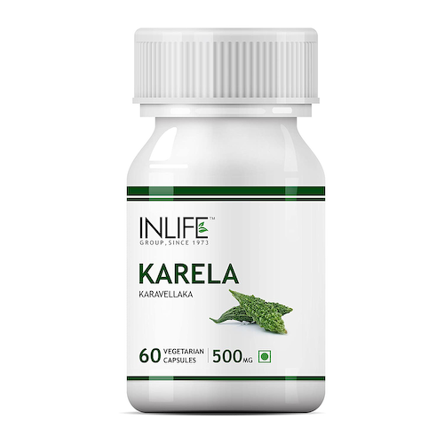 Карела (60 кап, 500 мг), Karela, произв. INLIFE #1