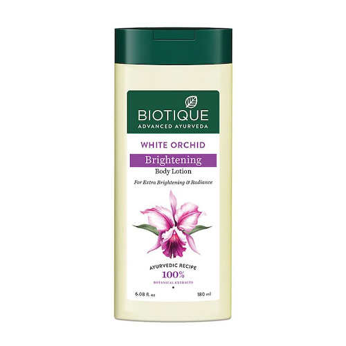 Лосьон для тела с Белой орхидеей: осветление кожи (180 мл), White Orchid Brightening Body Lotion, произв. Biotique #1