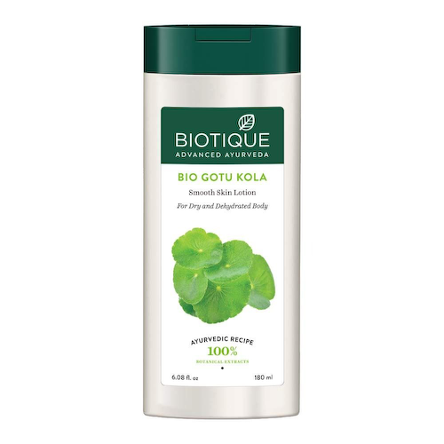 Лосьон для тела с Готу Кола: разглаживание кожи (180 мл), Bio Gotu Kola Smooth Skin Lotion, произв. Biotique #1