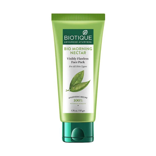 Маска для лица (50 г), Bio Morning Nectar Visibly Flawless Face Pack, произв. Biotique #1