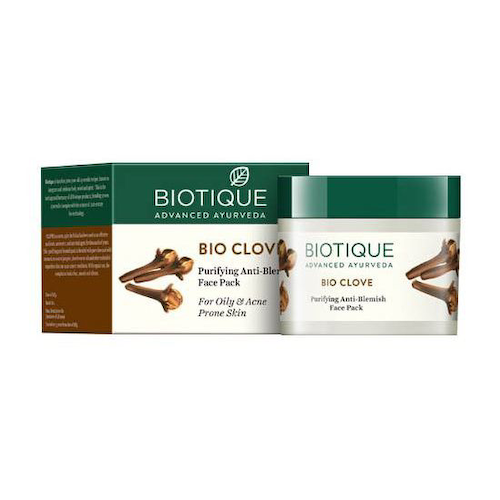 Маска для лица с Гвоздикой: против пигментации (75 г), Bio Clove Face Pack, произв. Biotique #1