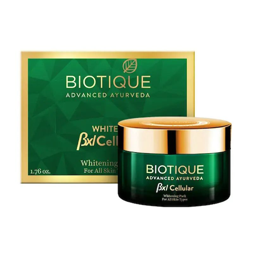 Маска для отбеливания кожи (50 г), BXL Cellular Whitening Pack, произв. Biotique #1