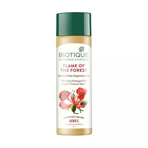 Масло для сухих и поврежденных волос (120 мл), Flame Of Forest Hair Oil, произв. Biotique #1