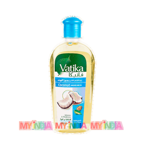 Масло для волос с Кокосом (200 мл), Coconut Enriched Hair Oil, произв. Dabur Vatika #1
