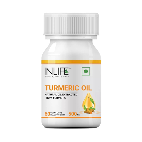 Масло Куркумы (60 кап, 500 мг), Turmeric Oil, произв. INLIFE #1